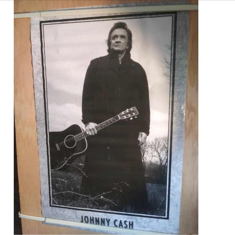 Johnny Cash Vintage 2004 Black & White Poster 
#3715 Vintage Funky Enterprises